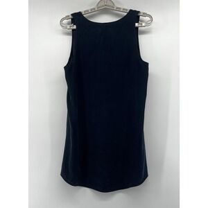 Karolina Zmarlak Women's Silk Navy Blue  Green Tank‎ Top Size Small
